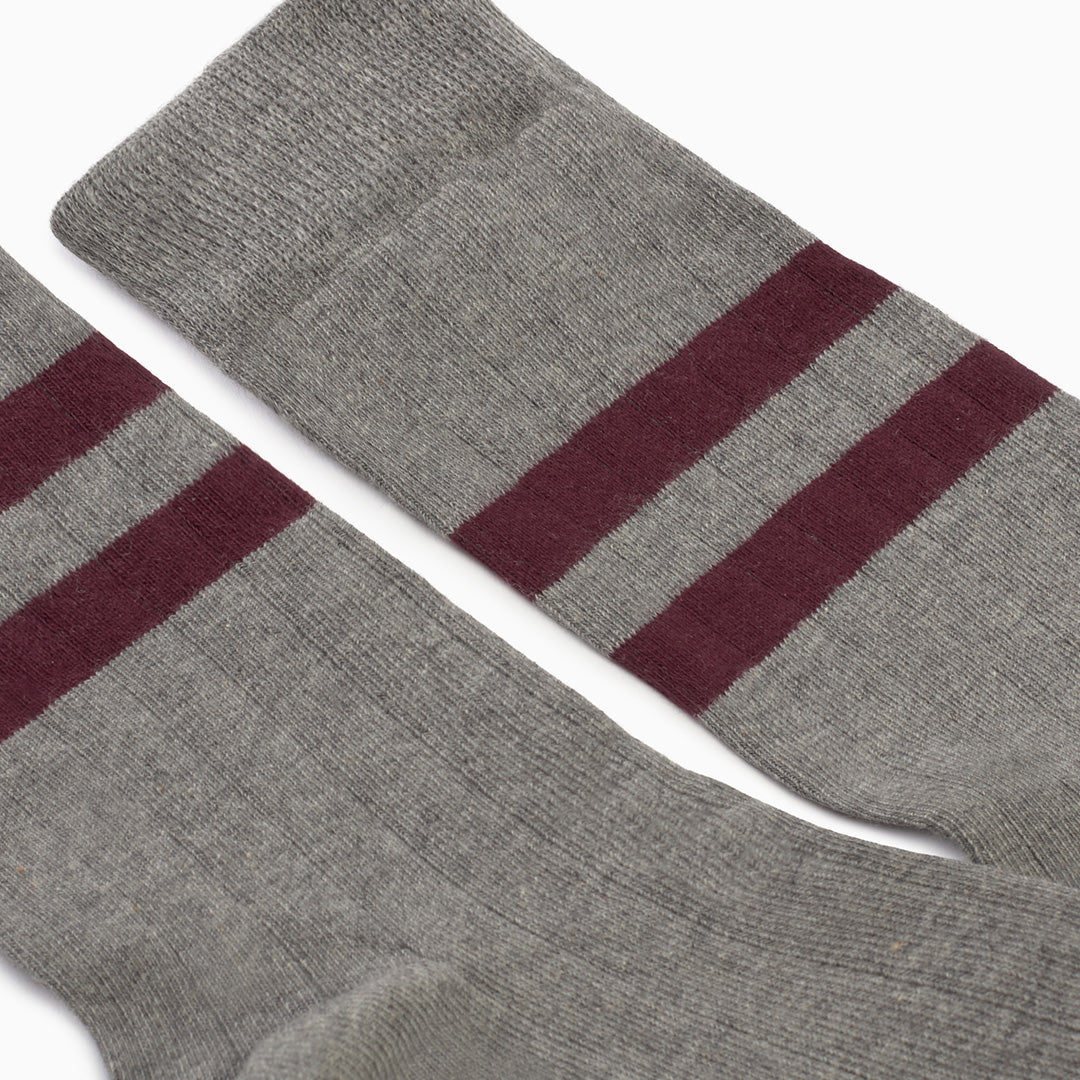 BEATSOCK GREY + WINE