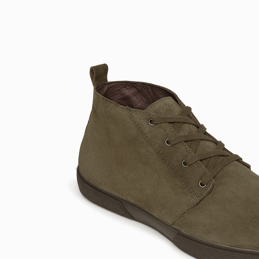 ZAPATILLA ALTA DE SERRAJE "BEAT BOOT ARMY" BEATERS SHOES